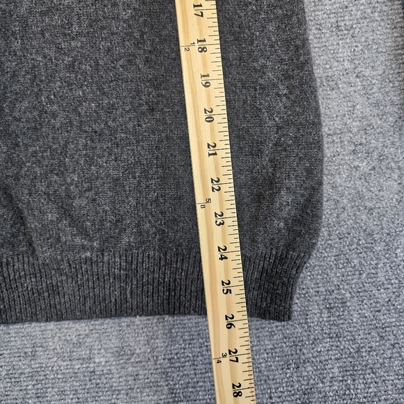 Polo Ralph Lauren Gray Turtleneck Sweater Petite S Cashmere Wool Womens $148 - Picture 9 of 11